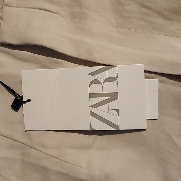 Zara Linen blend wide leg pants size XS - Picture 2 of 6